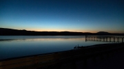 Dusk from my room in Tomales Bay